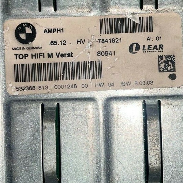 BMW M3 2008 Individual Audio Amplifier 65127841821 Used | eBay