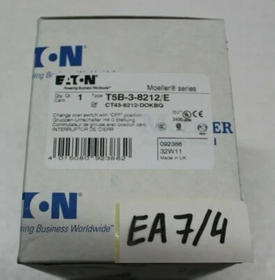 Eaton Umschalter 092386 Typ T5B-3-8212/E - Bild 1 von 4