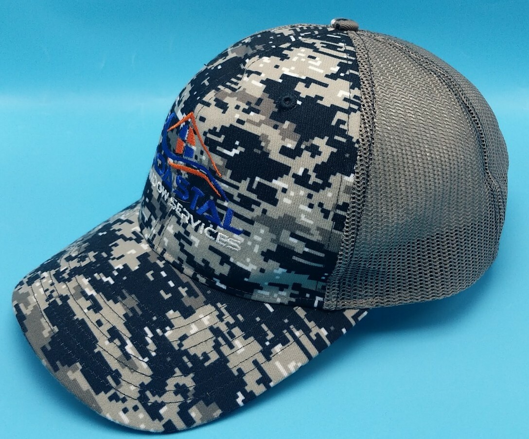 COASTAL WINDOW SERVICES hat pixelated camouflage … - image 2