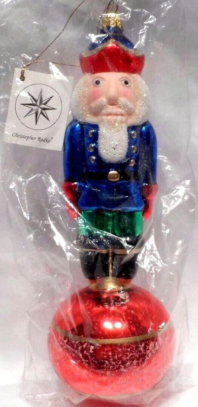 RARE Radko COBURG CRACKER on RED BALL SUPER RARE Coloration 97-098 NEW TAG 1997
