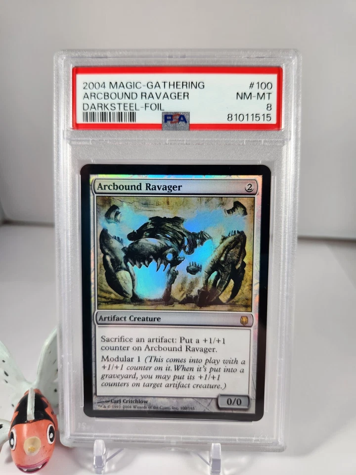 PSA 8 2004 Foil Arcbound Ravager Darksteel - MTG - Holo - Low Pop Only 2 higher - Image 2 of 4