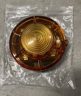 FlareAlert LED Road Puck Flare Beacon, Yellow/Orange, Magnetic Base, Model YB.2