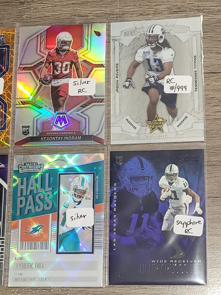 NFL LOT OF 40 CARDS AUTO JERSEY PATCH RC SP PRIZM SERIAL d /25 /49