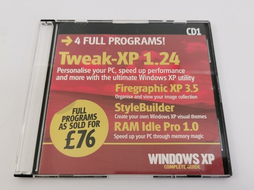 Windows XP Software Disk - Tweak XP - Firegraphic - Style Builder - Ram