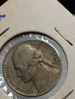 👉1952 Lamination Error Jefferson Nickel F/744 | eBay
