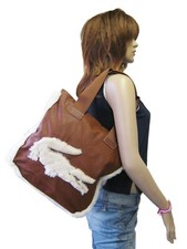 Lacoste Tote Bag Vertical Shoulder Bag Zipped Vintage L02 Gypsy Croc 4 Tan New 