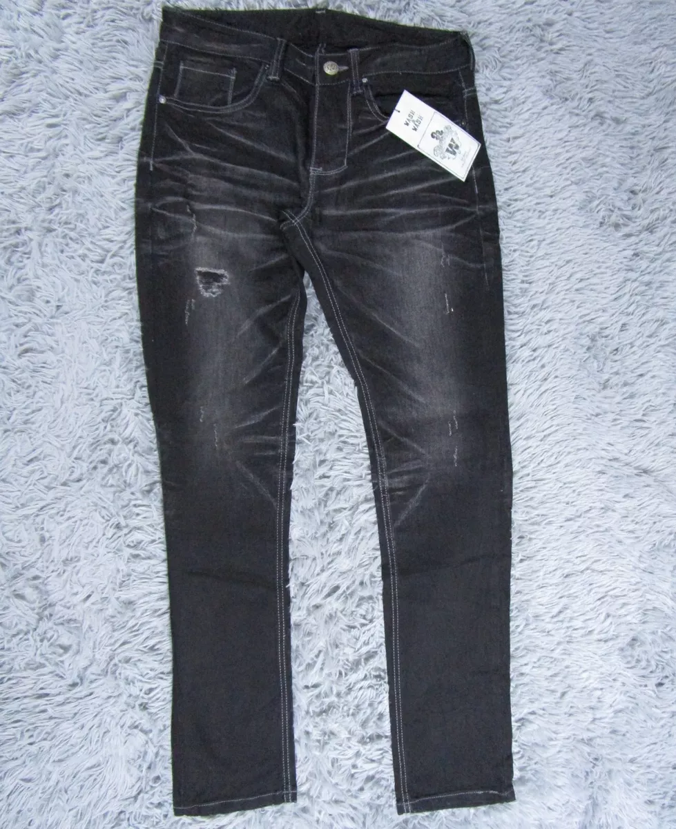 Black dark sales wash jeans