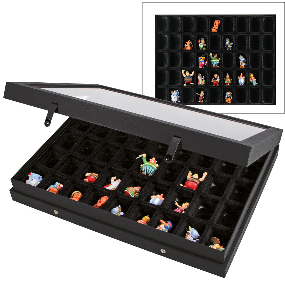 SAFE 5675 Vitrinen Setzkasten BLACK 12x 87x90x43mm Format 400x300x55 mm SAFE 5675 Vitrinen Setzkasten BLACK 12x 87x90x43mm Format 400x300x55 mm