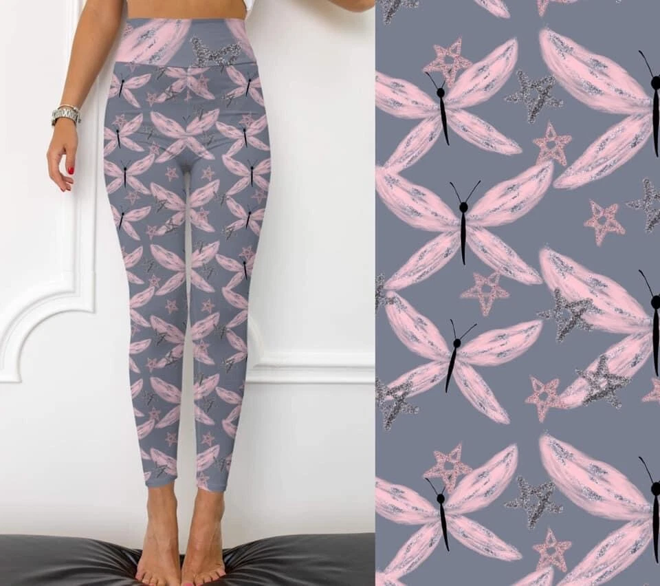  Butterfly Leggings for Women's High Waisted Yoga