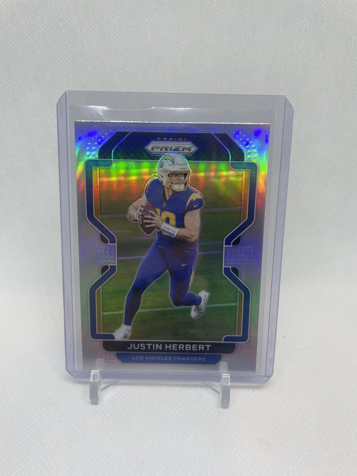 2021 Panini Prizm Prizms Silver #169 Justin Herbert