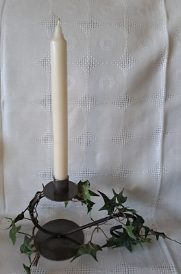 Kerzenstnder mit Efeu aus Metall | eBay.de