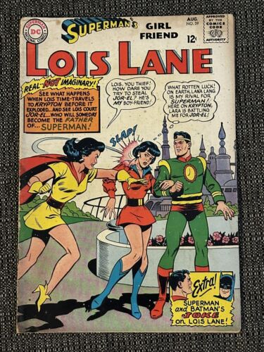 SUPERMAN'S GIRLFRIEND LOIS LANE # 59  Jor-el App   Batman Backup Story  GD - Picture 1 of 2