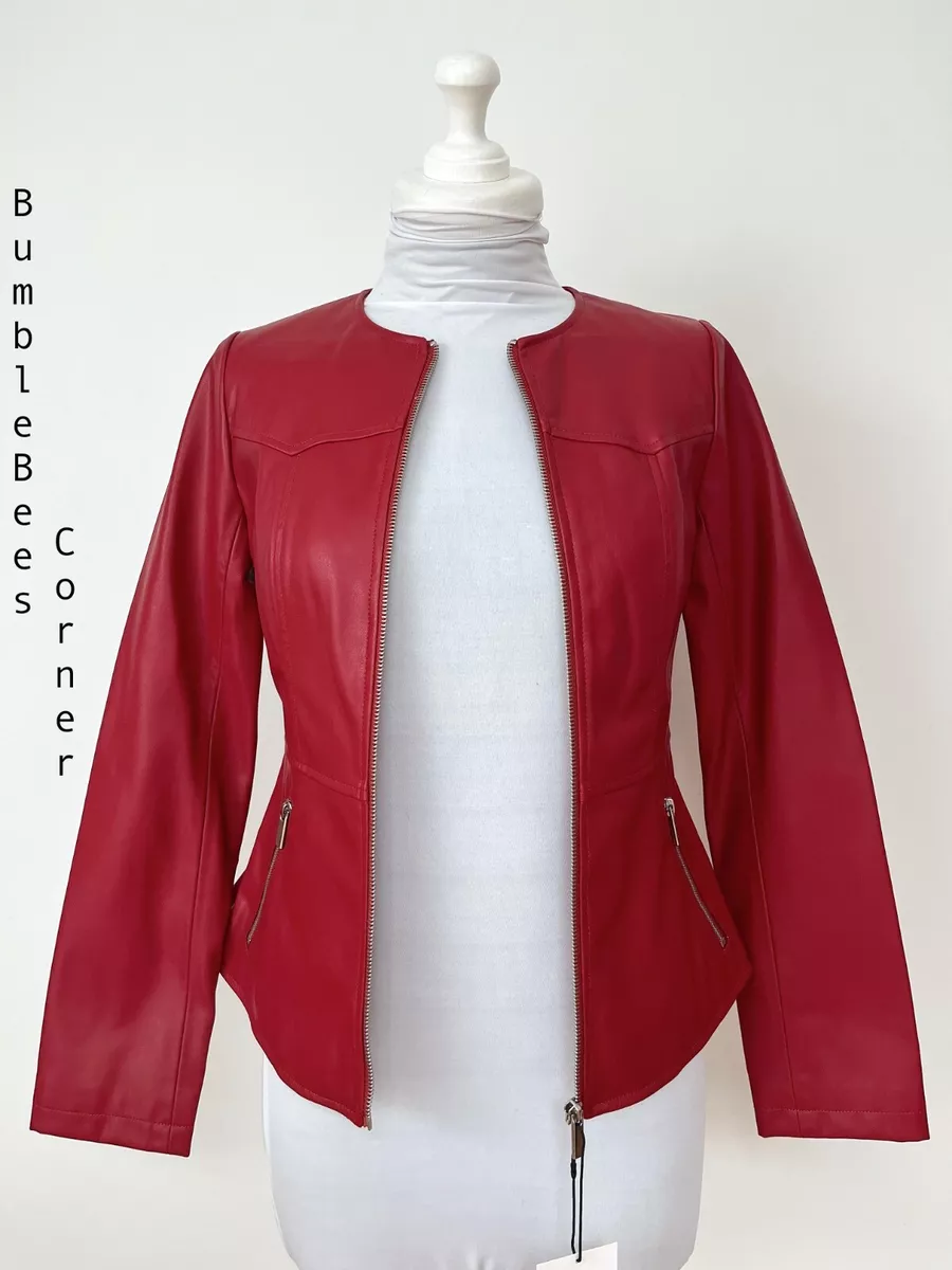 Faux Leather - Red