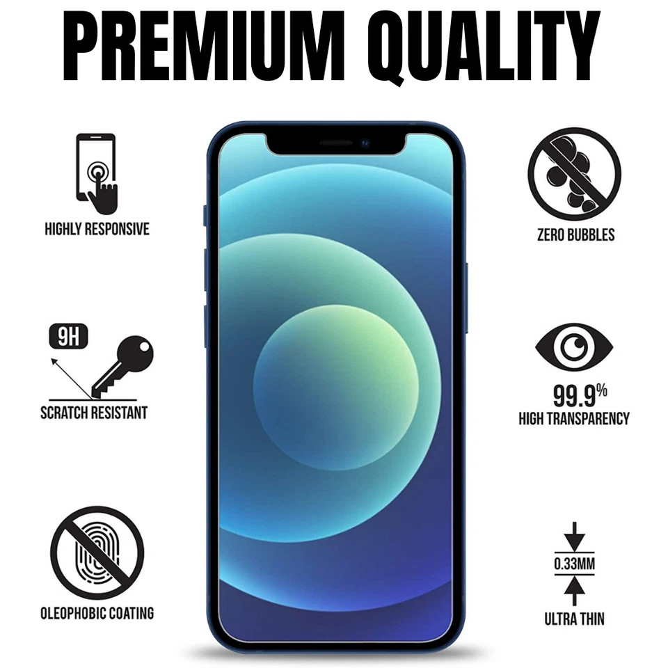 20PCS Tempered Glass Lot For iPhone 13 12 11 Pro Max 13 12 Mini Screen Protector - Image 3 of 4