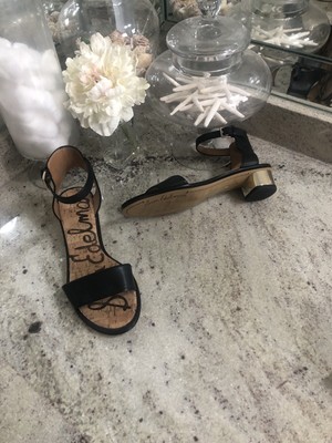 SAM EDELMAN Teri Black Vegan Leather 