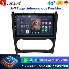Carplay Für Mercedes Benz C-Klasse W203 CLK 209 9''Autoradio GPS Navi DAB 6+128G Carplay Für Mercedes Benz C-Klasse W203 CLK 209 9''Autoradio GPS Navi DAB 6+128G