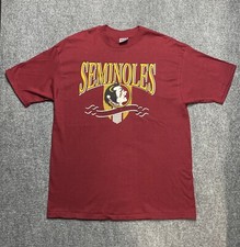 Vintage Florida State Seminoles T Shirt Mens XL Red Single Stitch 90s FSU