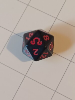 D&D Promo D20 Adventurers League Encounter Critical Role Die Polyhedral Rare NEW