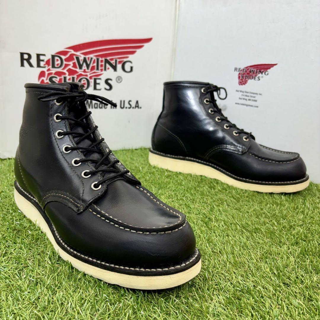 Red Wing Boots 8130 classic US:9D Leather Black 0027684K Red Wing Boots 8130 classic US:9D Leather Black 0027684K