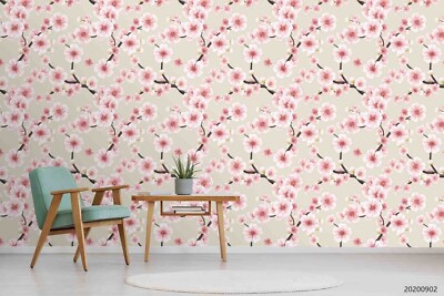 3D Flowers Watercolor Flora Pattern Wallpaper Wall Murals Removable Wallpaper 34