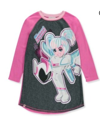 Girls 4-5 LEGO MOVIE Pajama Nightgown 4T 5T PINK Dolls Barbie NWT