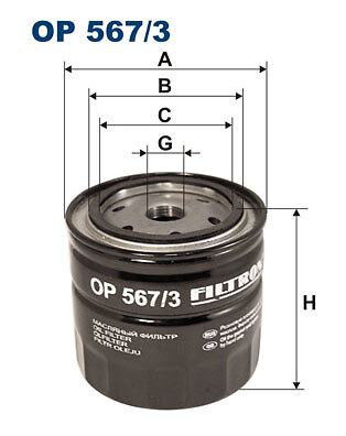 Filtron OP 567/3 ÖLfilter FÜR Bedford LDV Nissan Renault Trucks VW-image
