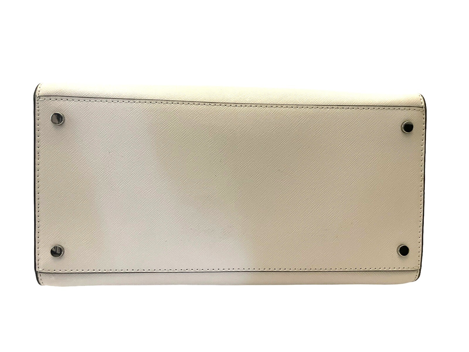 KATE SPADE Cameron Monotone Optic White Medium Satchel Leather