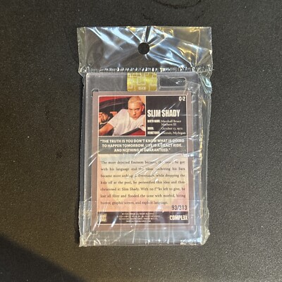 SLIM SHADY LIMITED EDITION EMINEM COMPLEX x GAS Cracked Ice