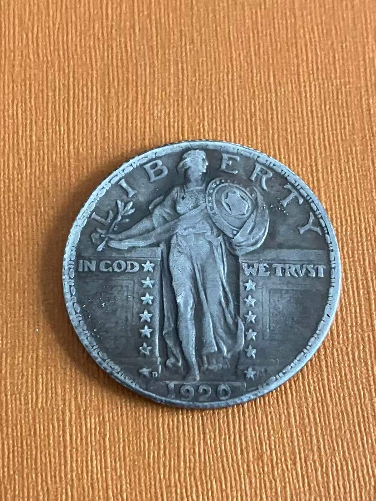 1920 D Standing Liberty Quarter Avidly Pursued Choice Low Casting 1920-d-standing-liberty-quarter-avidly-pursued-choice-low-casting