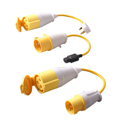 PAT Test Adapter Set - 110 Volt 32 Ampere Stecker, Buchse und Stromkabel LDM1102A2