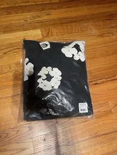 Denim Tears Black Hoodie Size Large