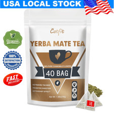 40pcs Yerba Mate Tea, Natural Herbal Tea,Antioxidant,Support Immunity,Relaxation
