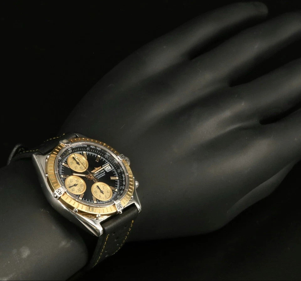 Reloj Breitling Chronomat GT 18k oro e acero inoxidable para hombre con paño de limpieza Foto 2 de 4