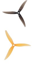 Gemfan Propeller Blade 5.1X3 3Blade Props 12pc 6-Midnight Grey 6-Mango Yellow