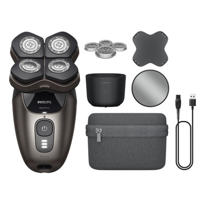 PHILIPS Head Shaver Pro Series 9000   Glatzenrasierer für Männer und Frauen