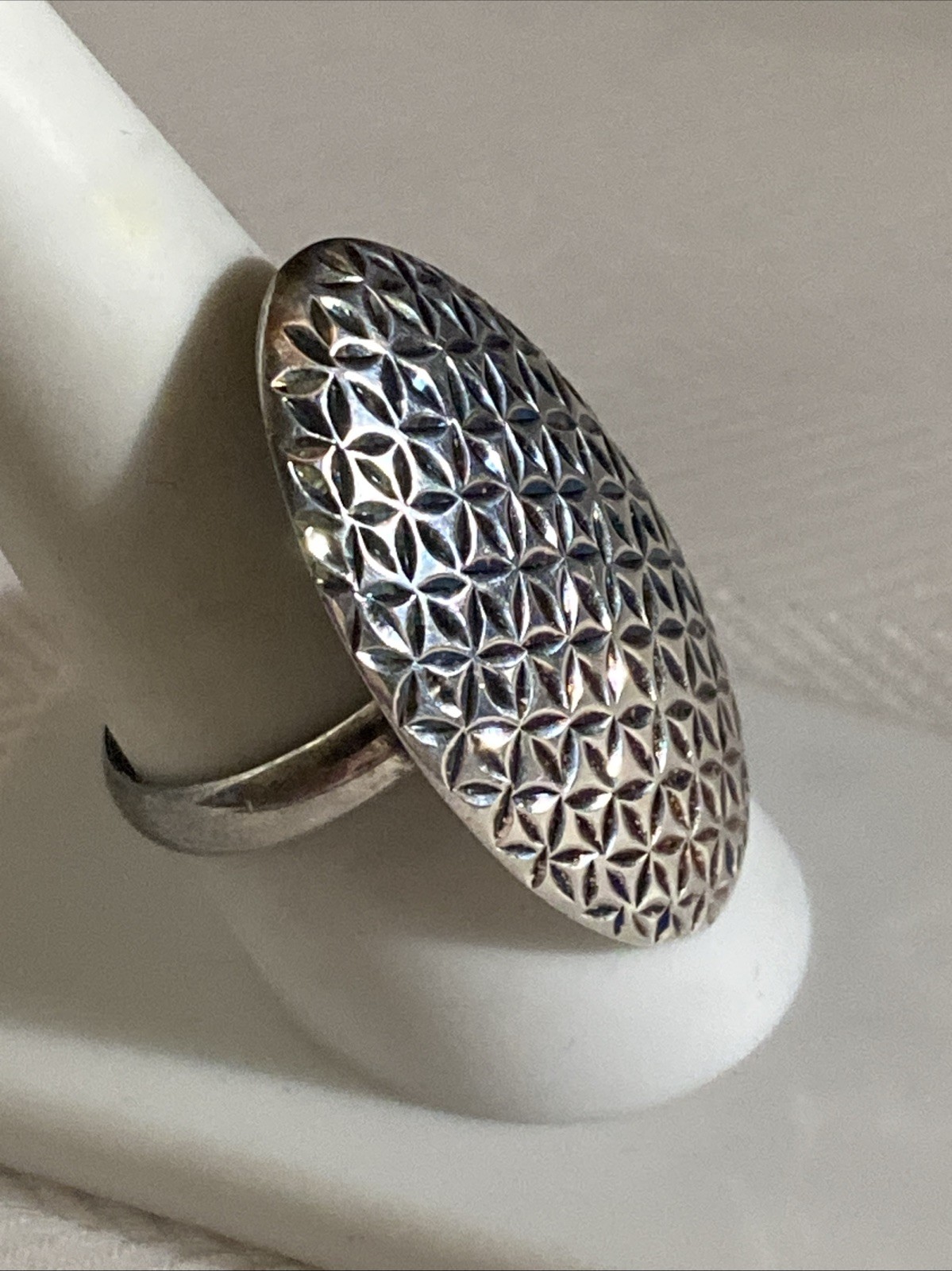 Designer Signed Beautiful Solid Sterling Silver D… - image 2