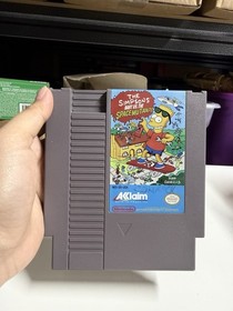 I Simpson Bart vs the Space Mutants (1991) con manuale Nintendo e custodia NES 