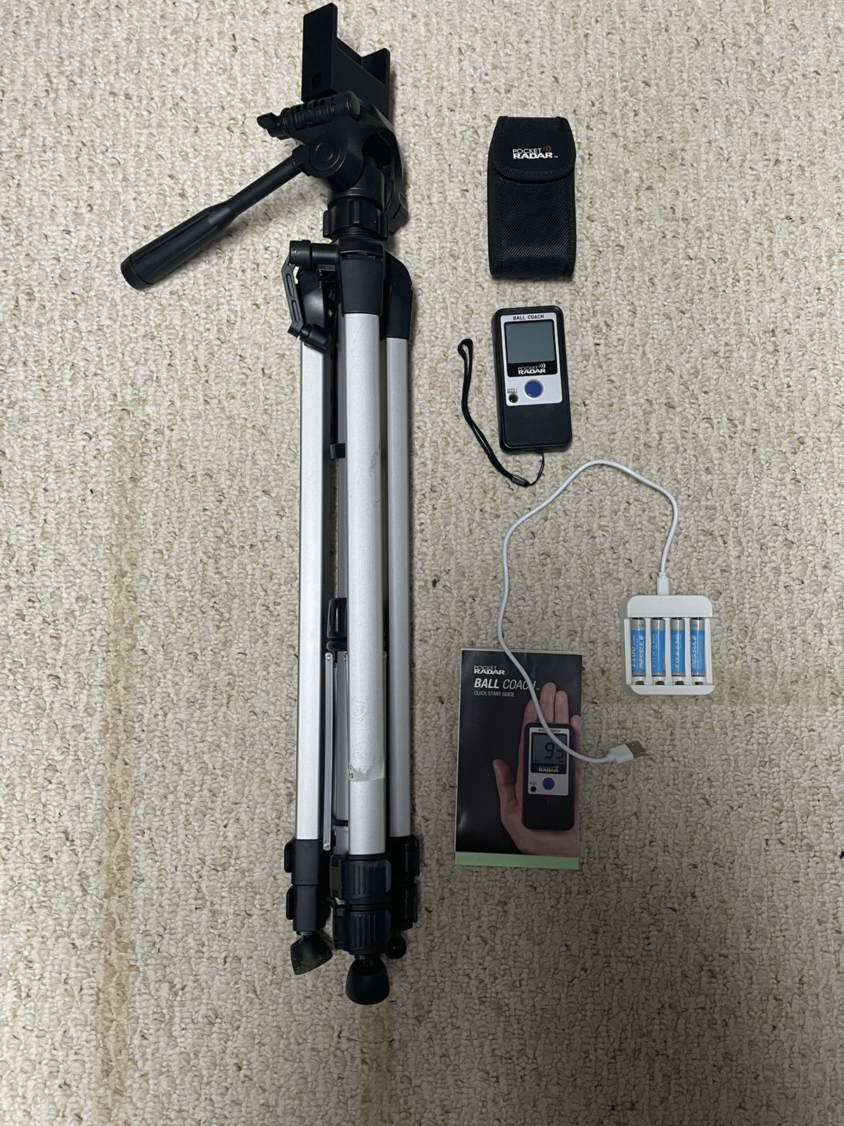 Pocket Radar Ball Coach/Pro Level Speed Training Tool Accessory Bundle