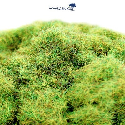 WWScenics 4mm Spring Static Grass 100 grams
