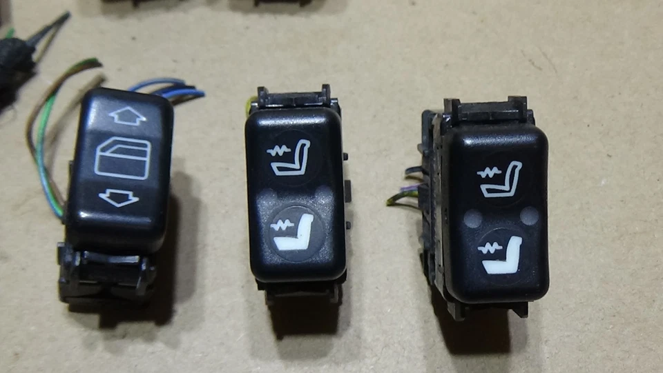 Interruptor de control del salpicadero Mercedes Benz SL500 SL600 SL320 1996-2002 Foto 3 de 4