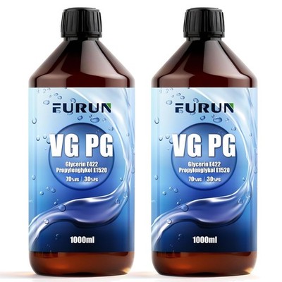 Glycerin, Propylene Glycol, E422, E1520, Lebensmittelqualität, vegane Flüssig...