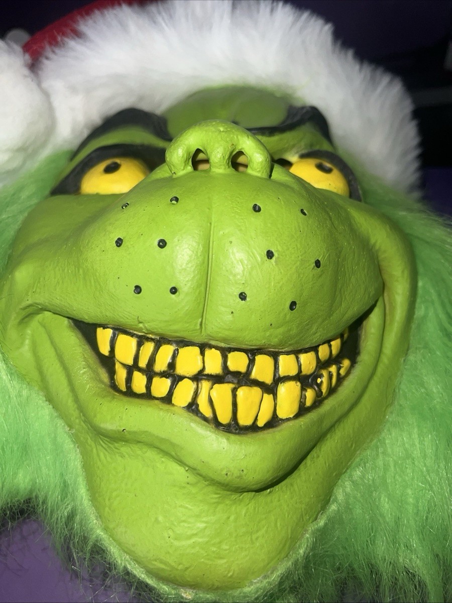 The Grinch That Stole Christmas Mask Costume Adult Cosplay Helmet