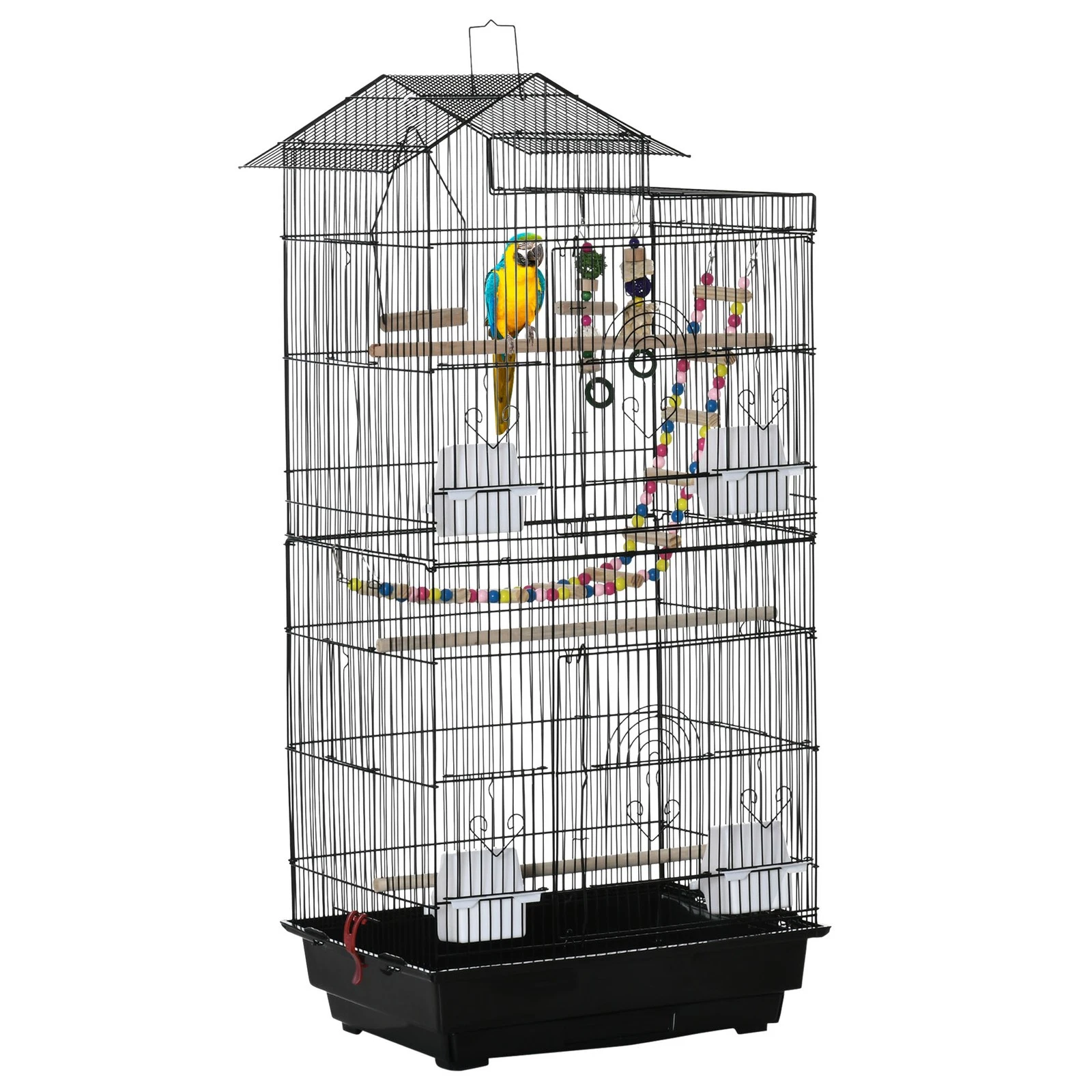 PawHut Bird Cage for Budgies, Finches, Canaries w/ Accessories, Toys, Tray
Opens in a new window or