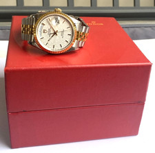 Tudor Prince Day+Date Automatic Watch 36 Silver Linen Dial & Box 23