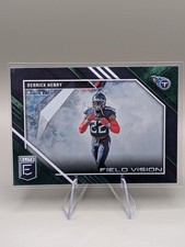 2023 Panini Donruss Elite Derrick Henry #FV-9 Field Vision Green Titans