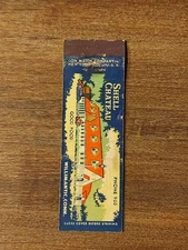 Vtg. Shell Chateau, Willimantic, Conn. Midget Matchcover (CC14)