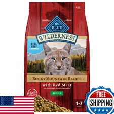 Blue Buffalo Wilderness Adult Dry Cat Food, Rocky Mountain, Chicken-Free, Grain-