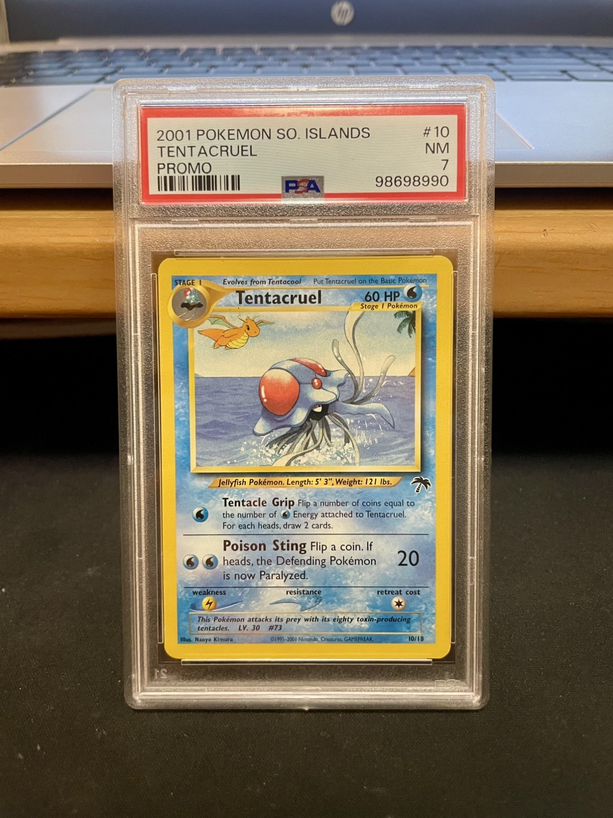 2001 POKEMON SOUTHERN ISLANDS PROMO 10 TENTACRUEL  