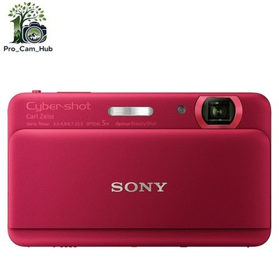 Sony Cyber-shot DSC-TX55 Digital Camera Red 5x Optical Zoom 16.2 MP Auto Focus