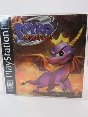 Spyro the Dragon Ripto's Rage Sony PlayStation 1 PS1 Video Game Manual And Disc